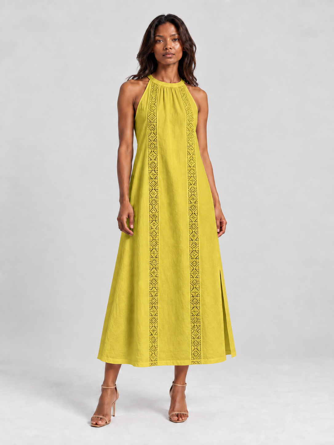 Pure Élégance | Robe Longue Sans Manches