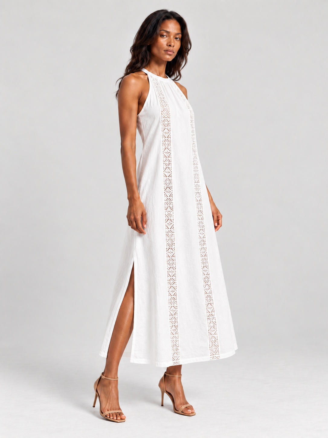 Pure Élégance | Robe Longue Sans Manches