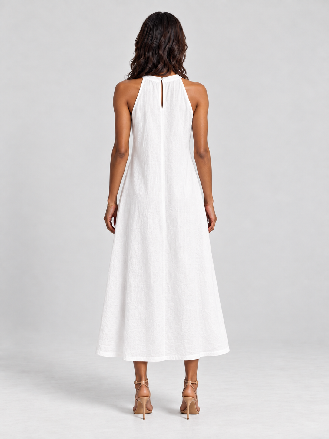 Pure Élégance | Robe Longue Sans Manches