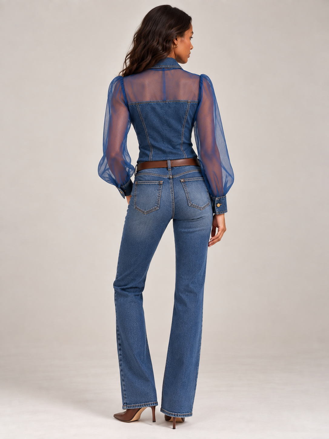 Amélie| Look Denim Élégant