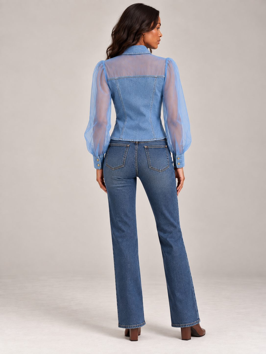 Amélie| Look Denim Élégant