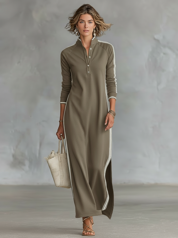 Élégance Sport-Chic | Robe Longue Moderne