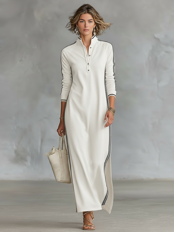 Élégance Sport-Chic | Robe Longue Moderne