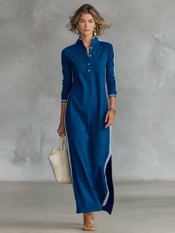 Élégance Sport-Chic | Robe Longue Moderne