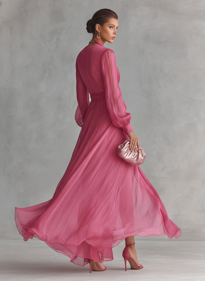 Élise | Robe maxi fluide élégante