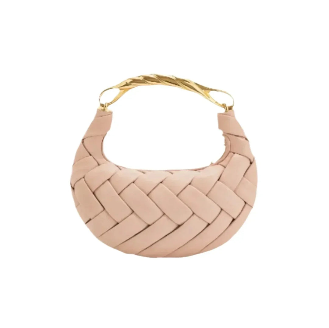 Solène™ | Sac Tressé en Cuir Végan