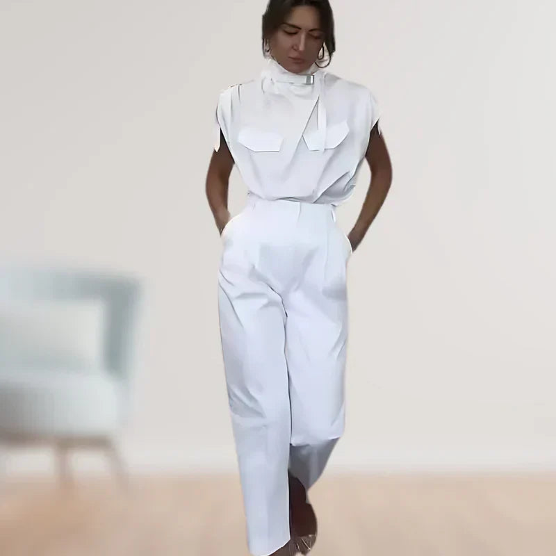 Amélie™ | Ensemble Blouse & Pantalon