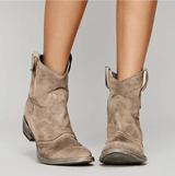 Élise™ | Bottines en daim à talon stable
