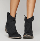 Élise™ | Bottines en daim à talon stable