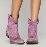 Élise™ | Bottines en daim à talon stable
