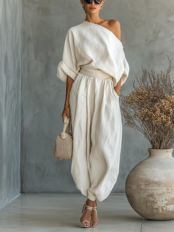 Élina | Ensemble fluide et confortable style naturel