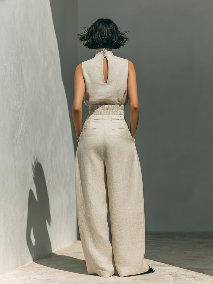 Clara™ | Ensemble fluide en mélange de lin