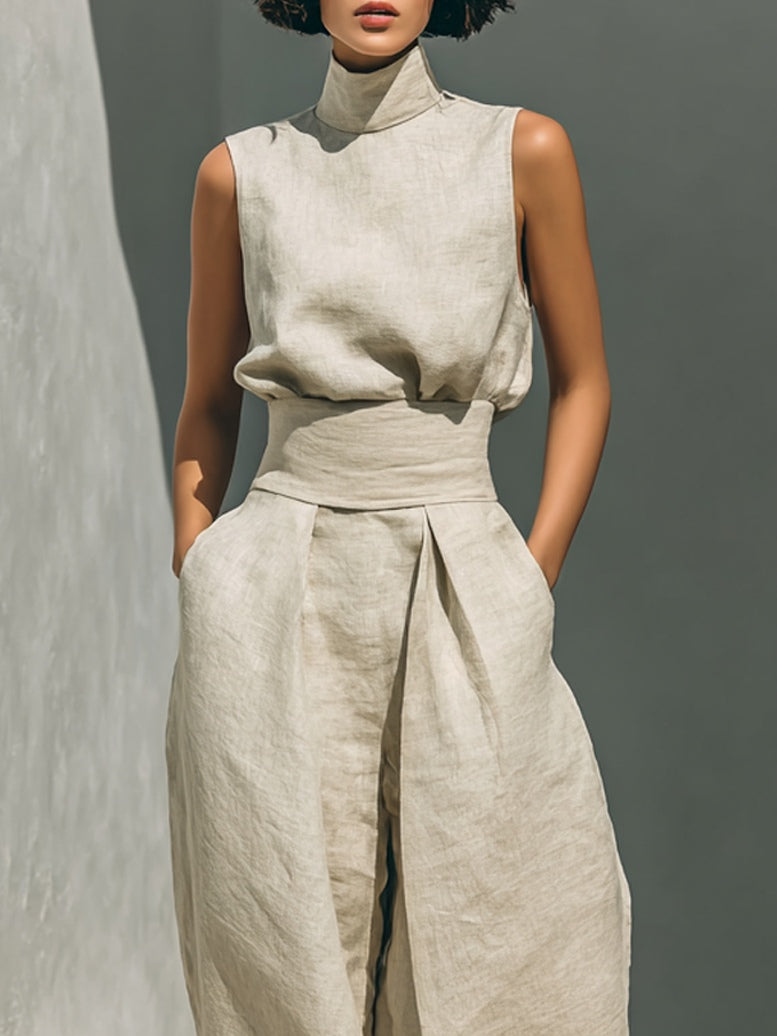 Clara™ | Ensemble fluide en mélange de lin