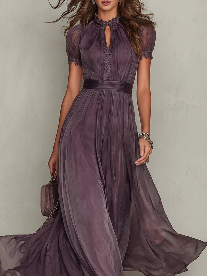 Élise | Robe longue fluide élégante avec détails raffinés