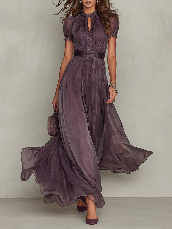 Élise | Robe longue fluide élégante avec détails raffinés
