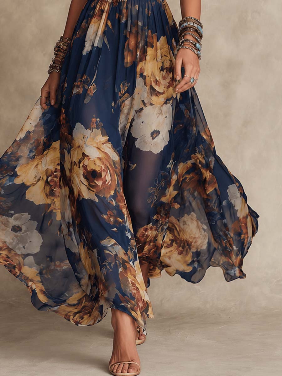 Ariane™ | Robe longue fleurie élégante