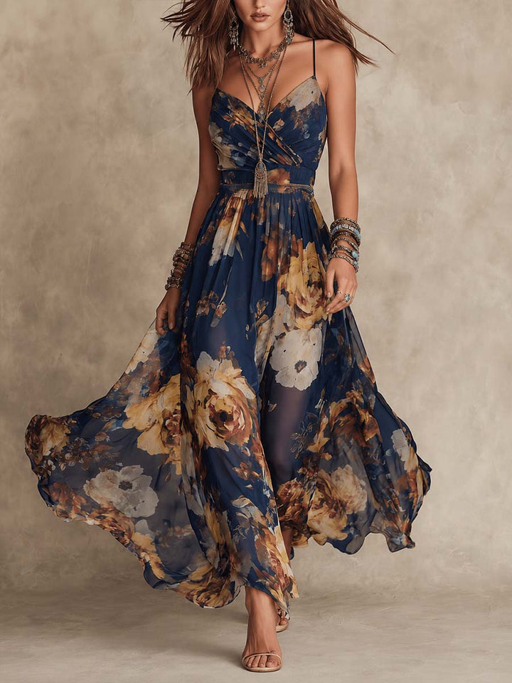 Ariane™ | Robe longue fleurie élégante