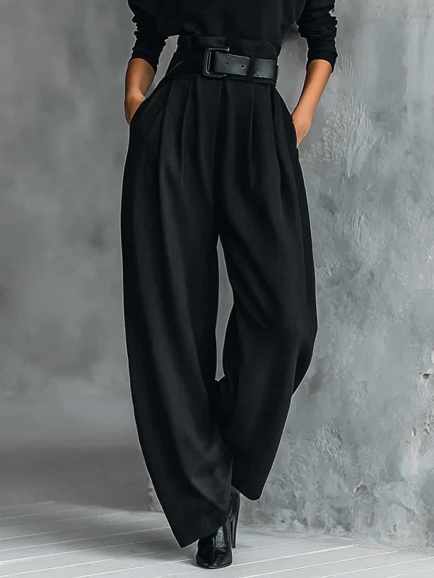 Ensemble col roulé et pantalon droit