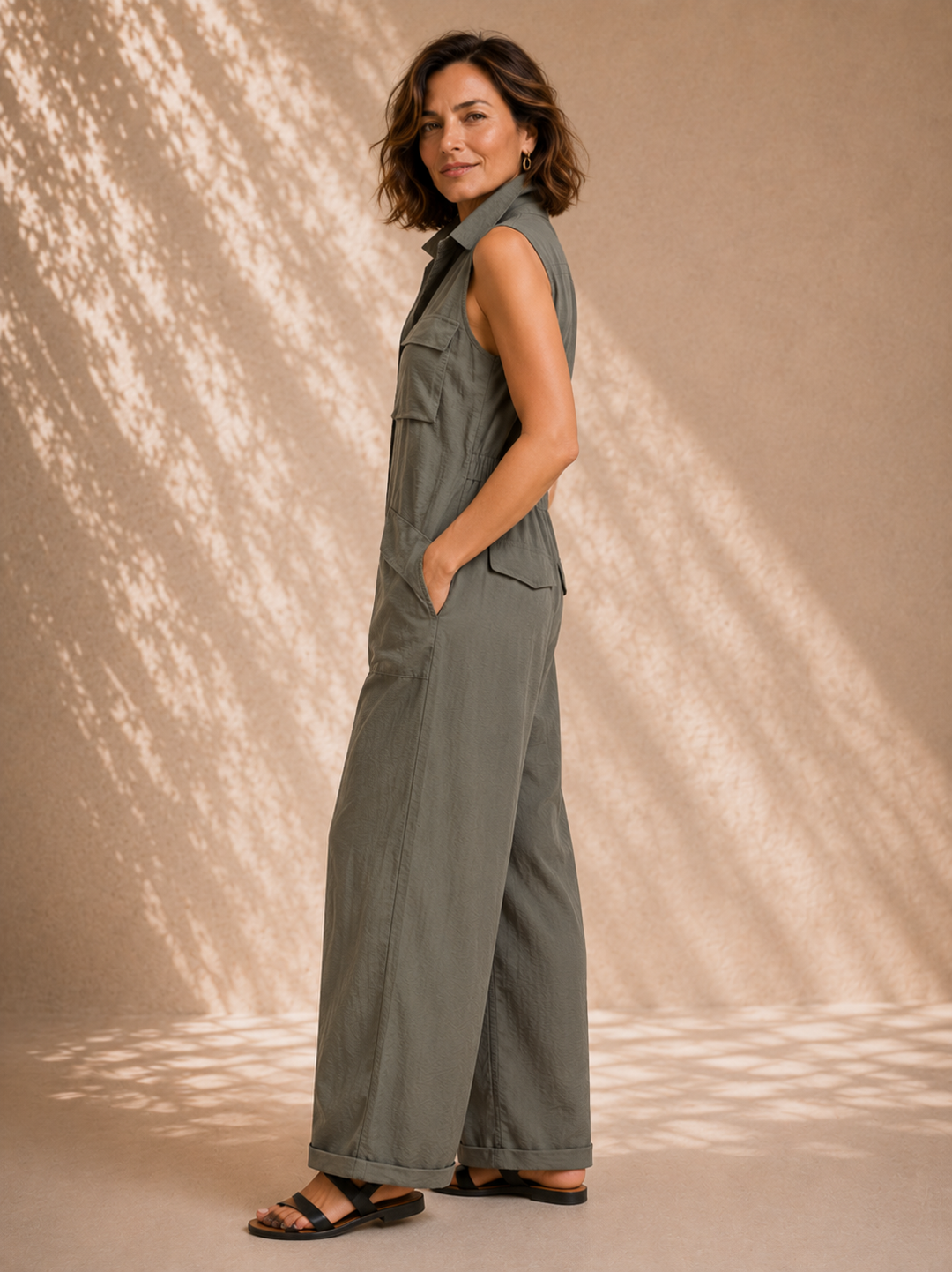 Noémie | Combinaison Cargo Élégante