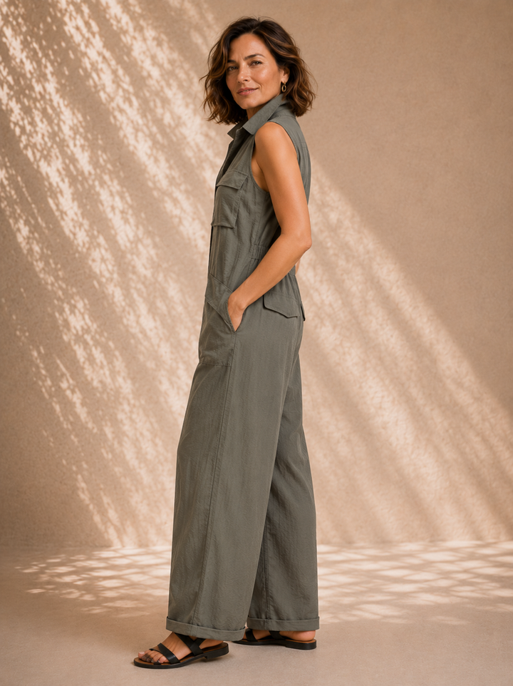 Noémie | Combinaison Cargo Élégante