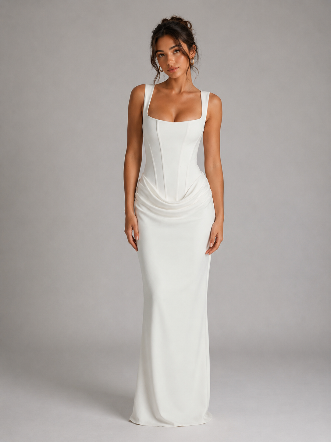 ARIA – ROBE MAXI SCULPTANTE EFFET CORSET