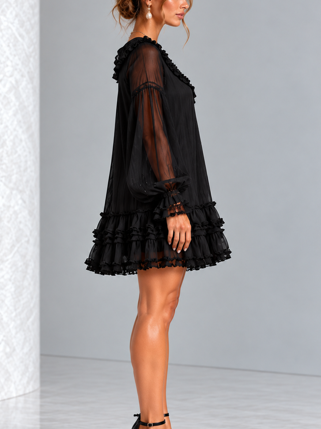 Solène™ | Robe fluide à volants