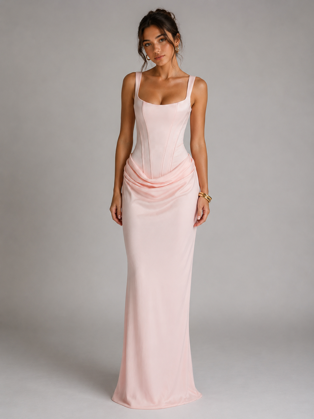 ARIA – ROBE MAXI SCULPTANTE EFFET CORSET