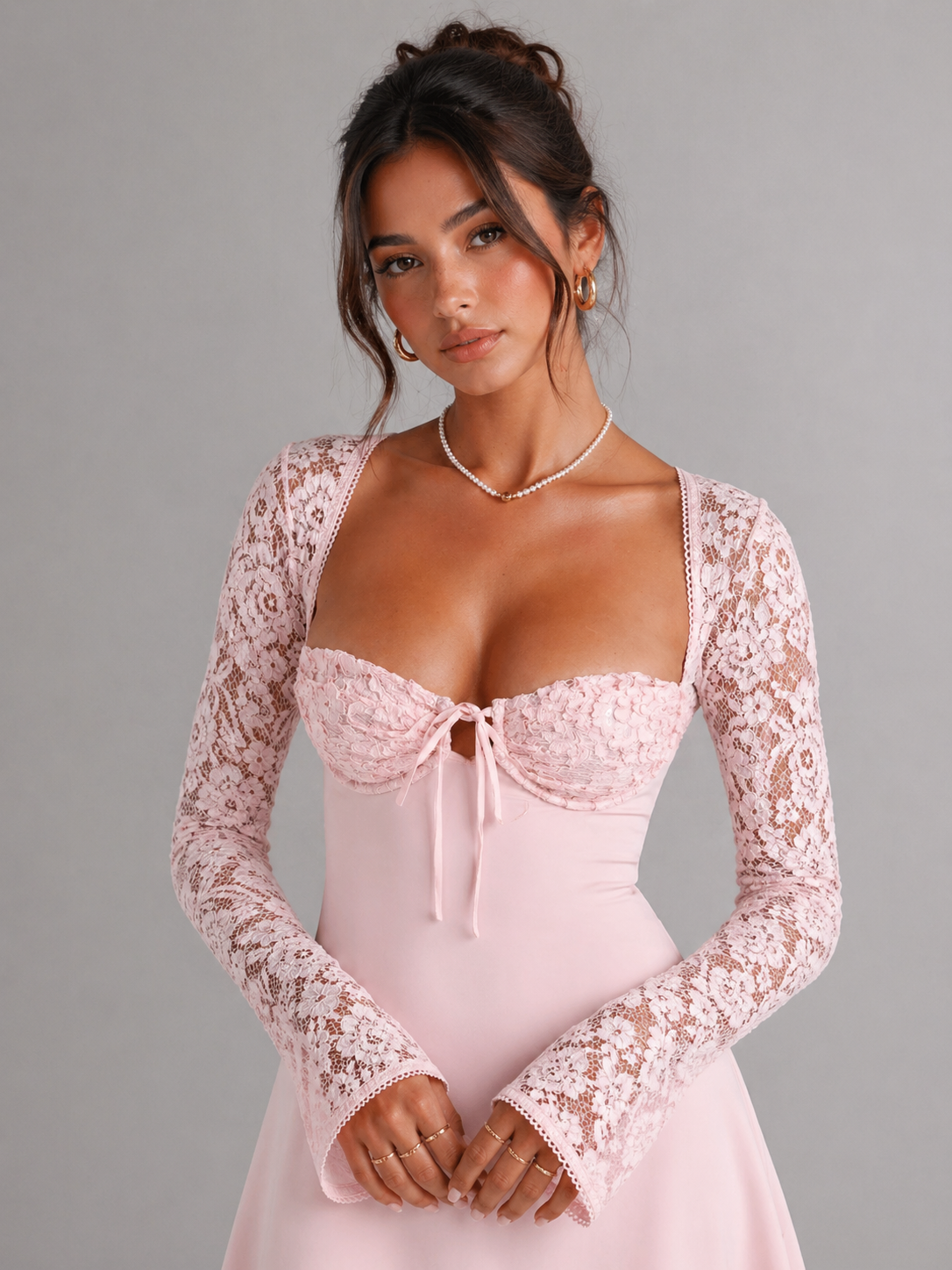 JACINTA – ROBE MINI EN DENTELLE