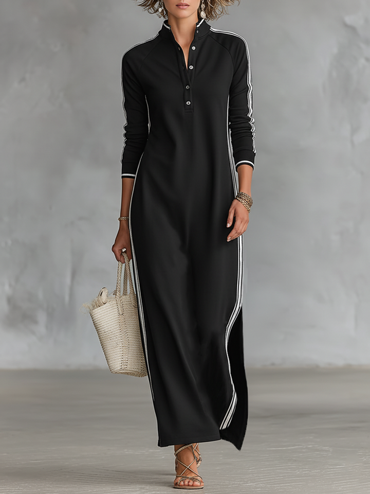 Élégance Sport-Chic | Robe Longue Moderne