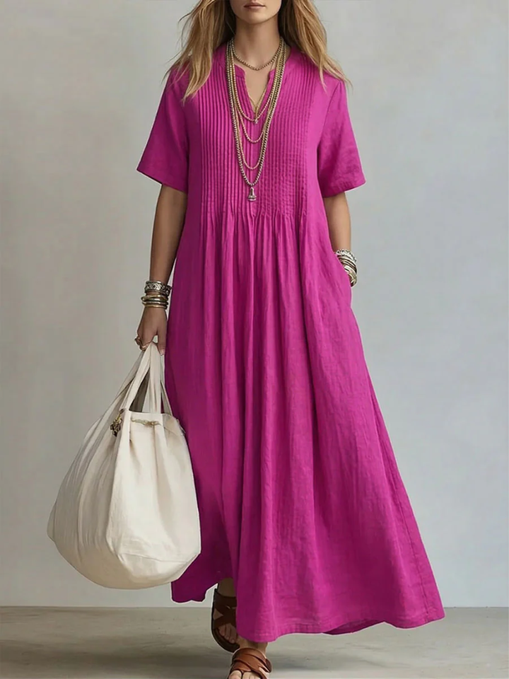 Colette™ | Robe plissée sculptante