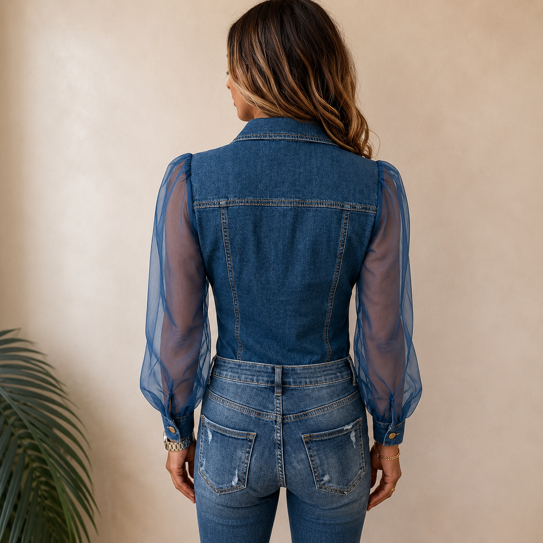 Amélie| Look Denim Élégant