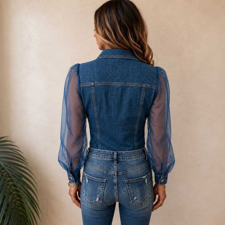 Amélie| Look Denim Élégant