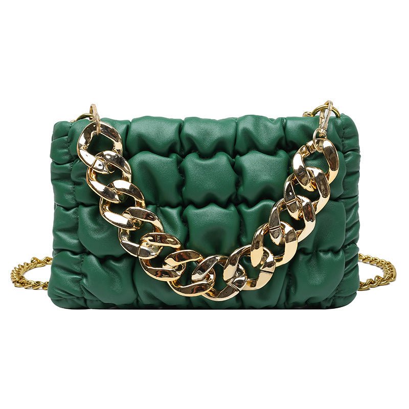 DIVINE – SAC MATELASSÉ CHAÎNE DORÉE