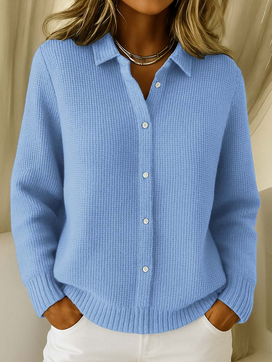 Camille™ | Veste en maille texturée avec boutons