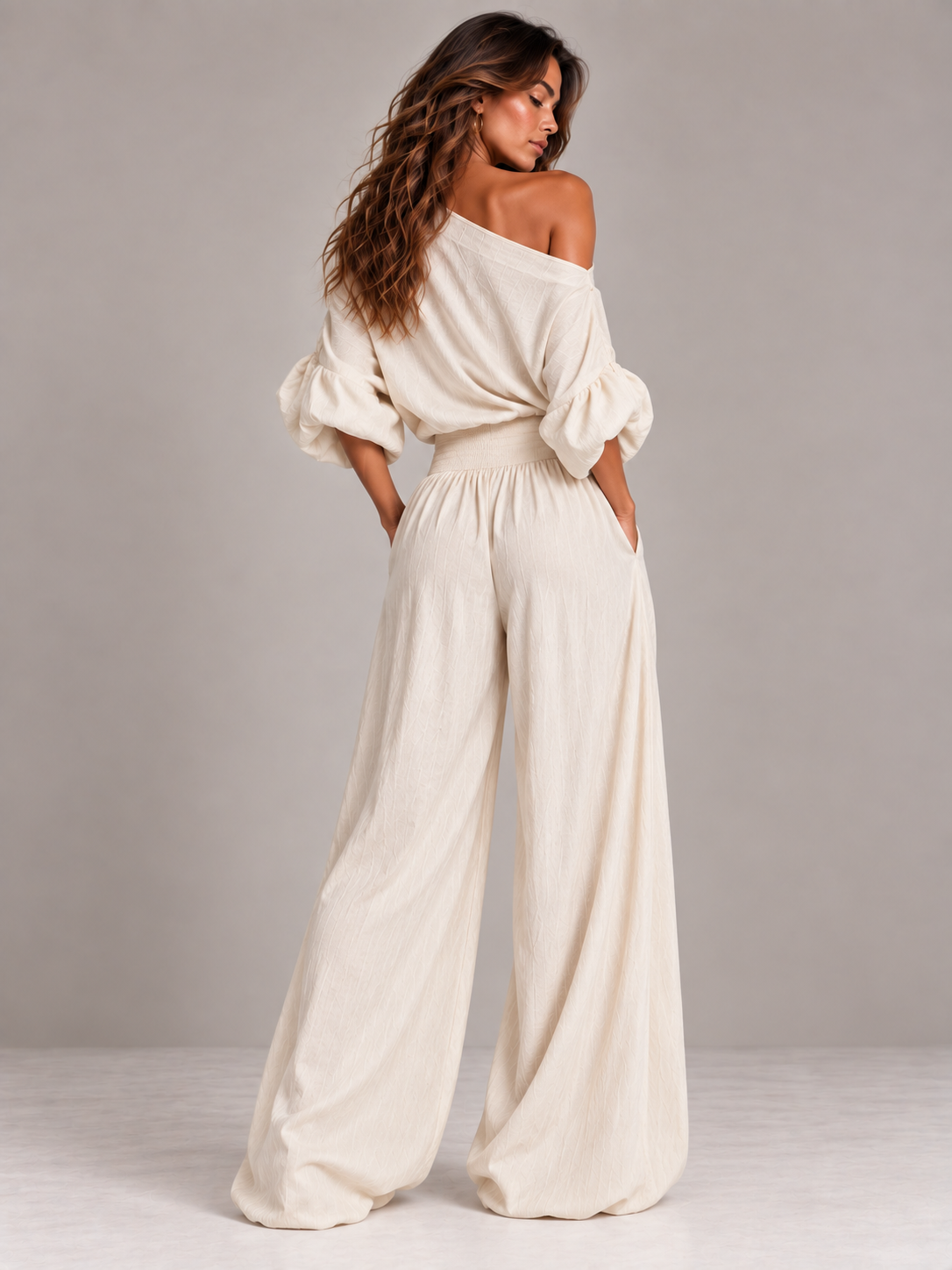 Élina | Ensemble fluide et confortable style naturel