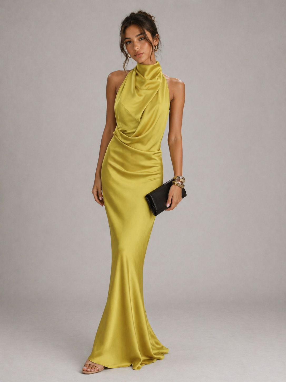 AMARÉ – ROBE SATINÉE SUNSET