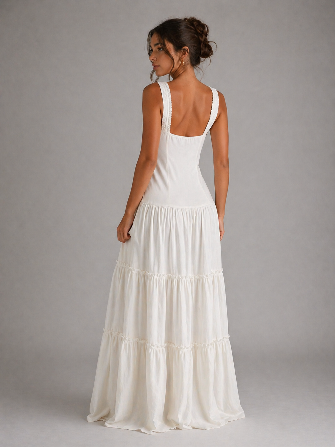 ELYRA – ROBE LONGUE BOHÈME À VOLANTS