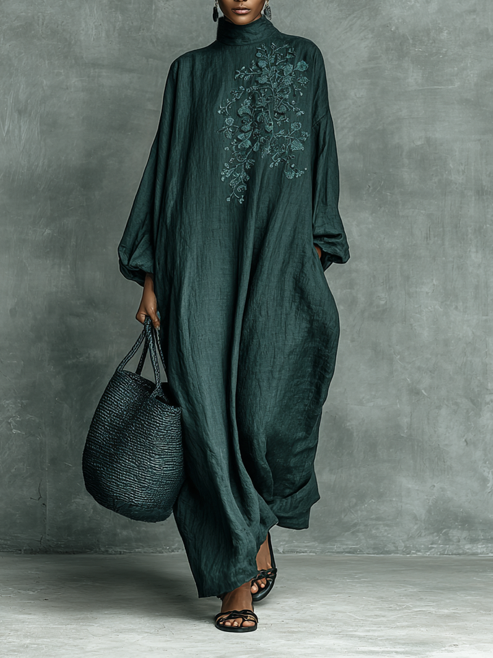 Marie | Robe maxi ample à manches longues