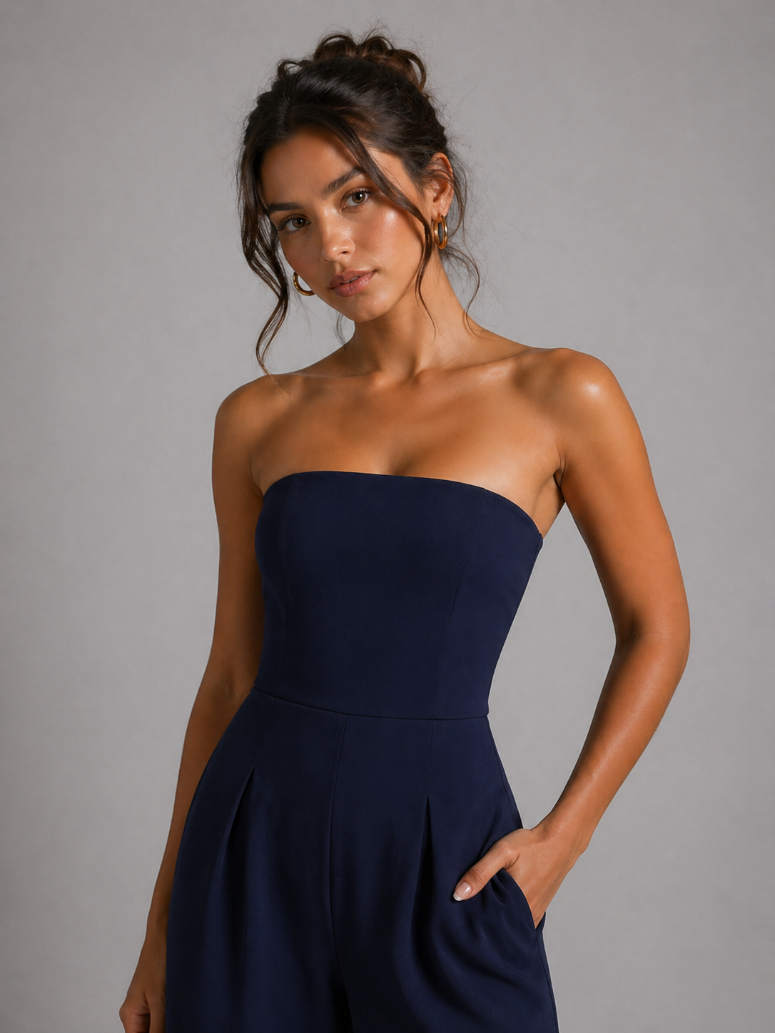 LUCY – COMBINAISON BUSTIER FLUIDE ET ÉLÉGANTE
