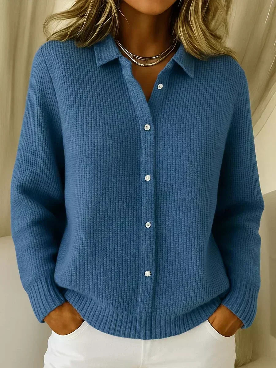 Camille™ | Veste en maille texturée avec boutons