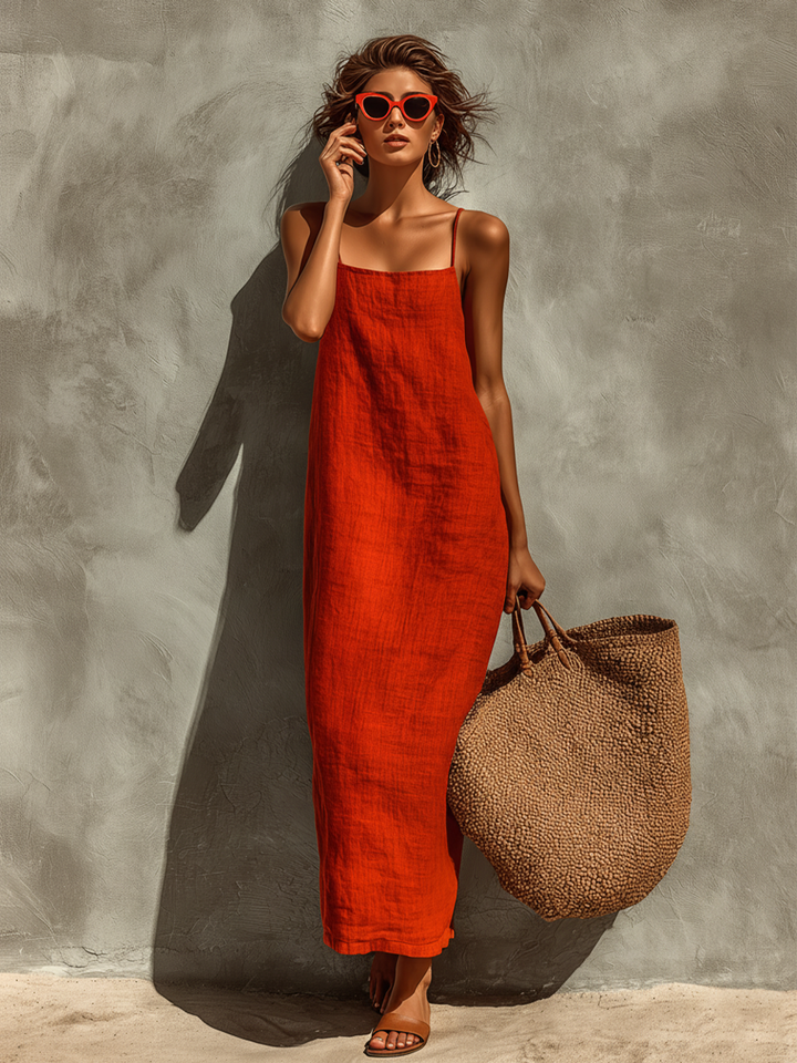 Sophie | Robe longue minimaliste et légère