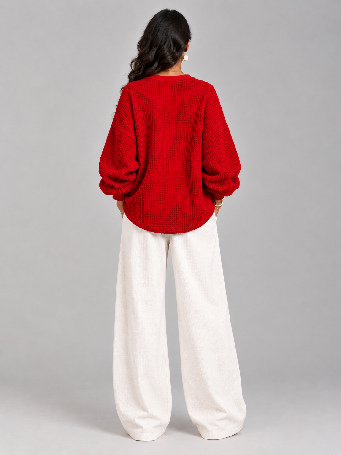 Noémie™ | Pull gaufré classique