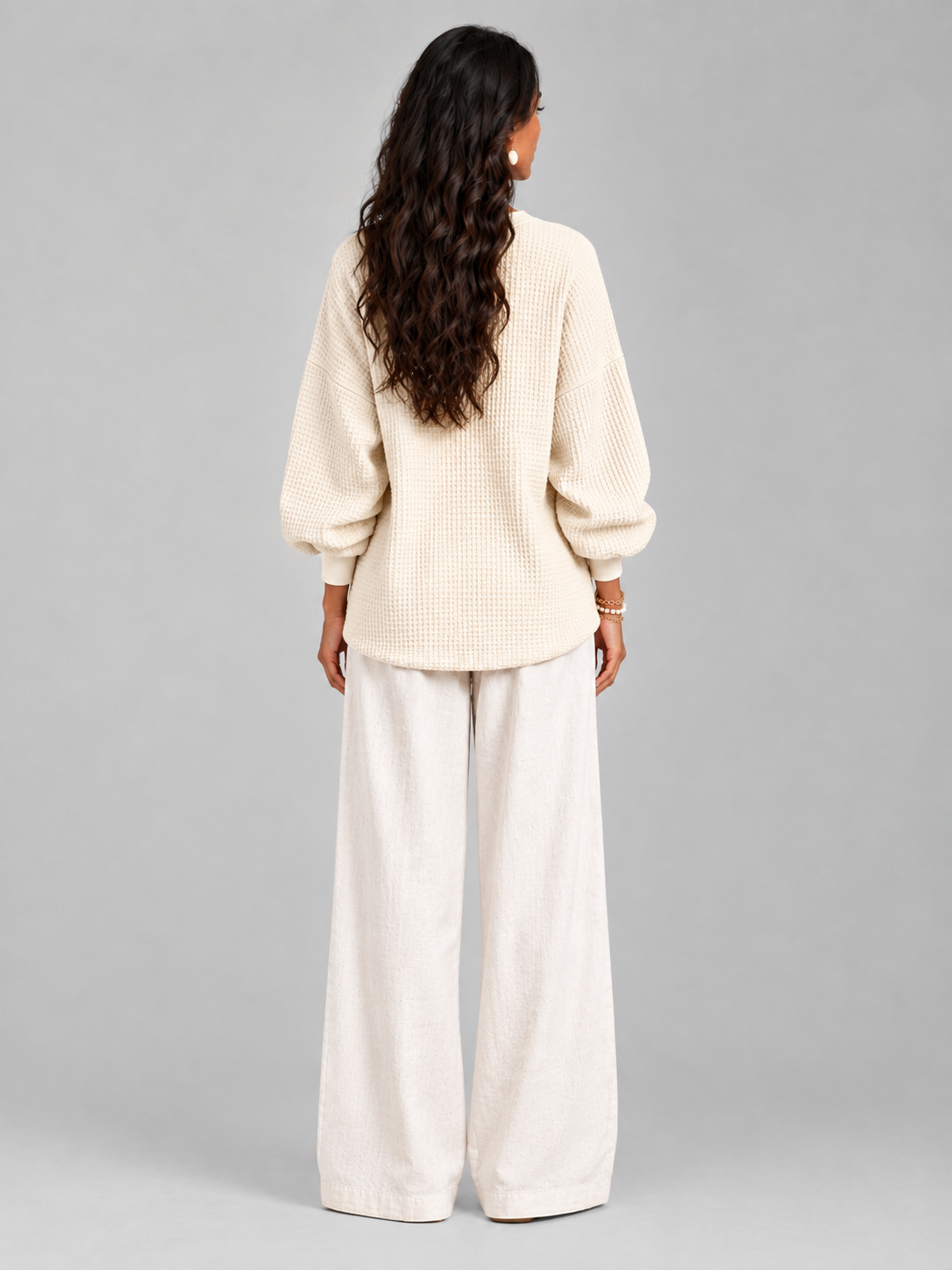 Noémie™ | Pull gaufré classique