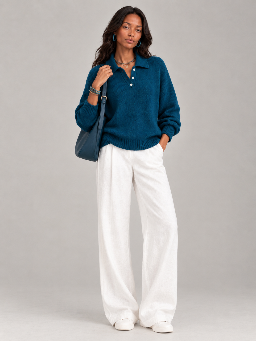 Marceline™ | Pull polo doux
