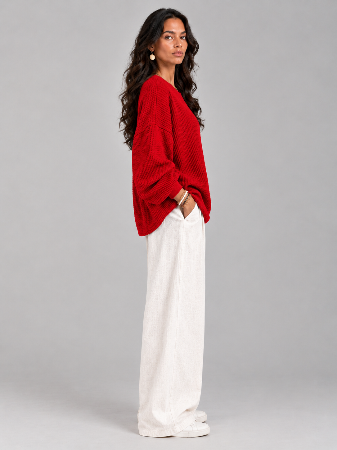 Noémie™ | Pull gaufré classique