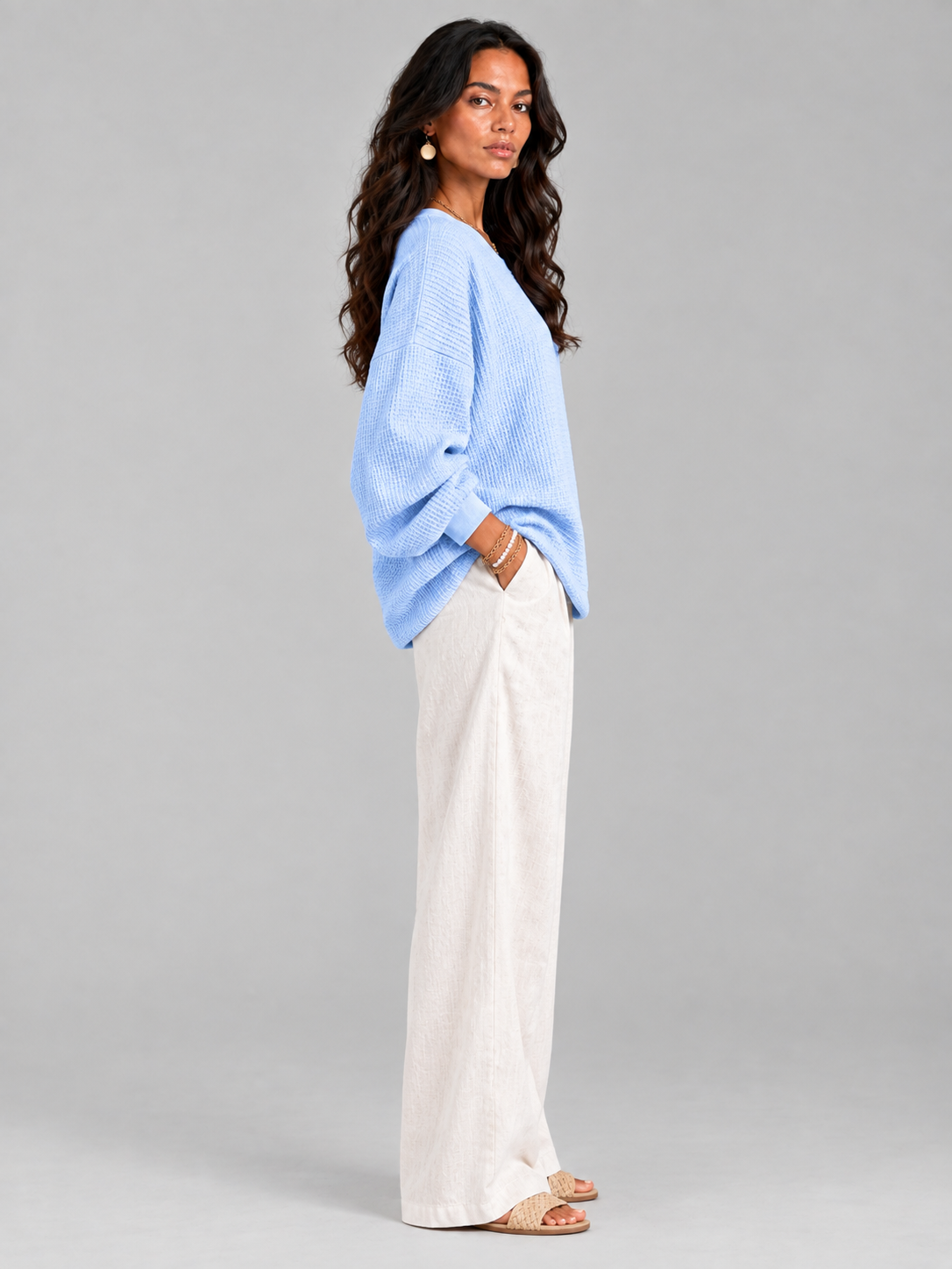Noémie™ | Pull gaufré classique