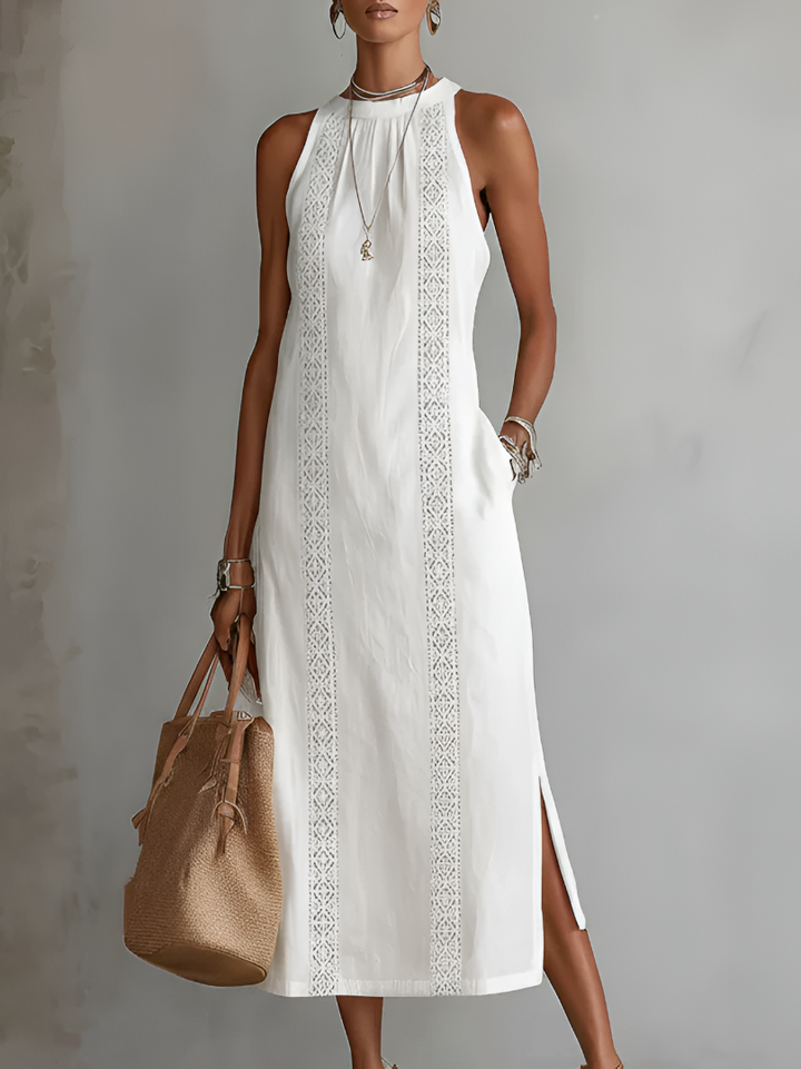 Pure Élégance | Robe Longue Sans Manches