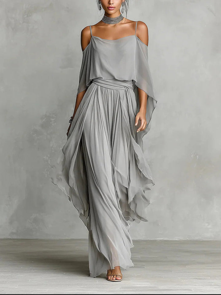 Isabela™ | Ensemble chic en chiffon fluide