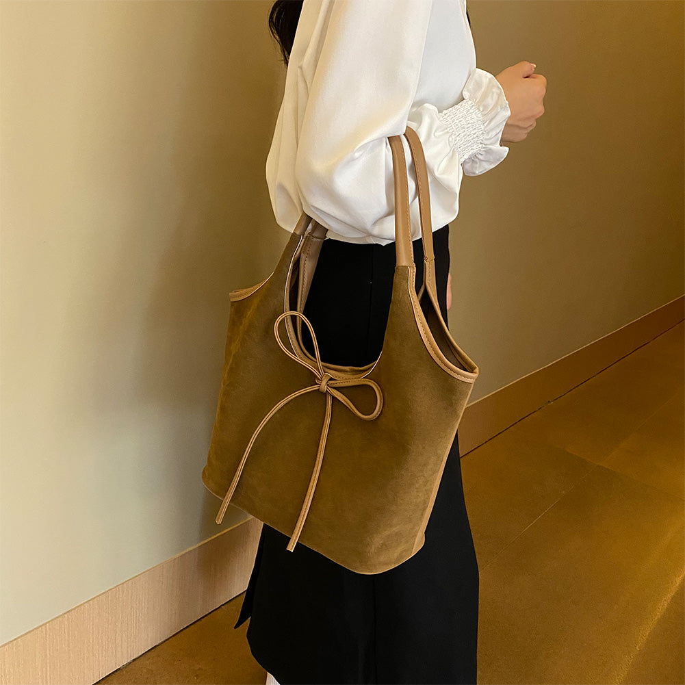 HÉLÈNE – SAC ÉLÉGANT AVEC NŒUD ET TEXTURES VEGAN
