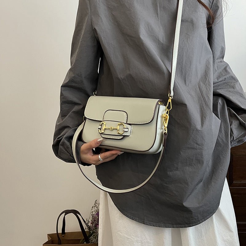 LINA – SAC BANDOULIÈRE ÉLÉGANT À DÉTAIL DORÉ